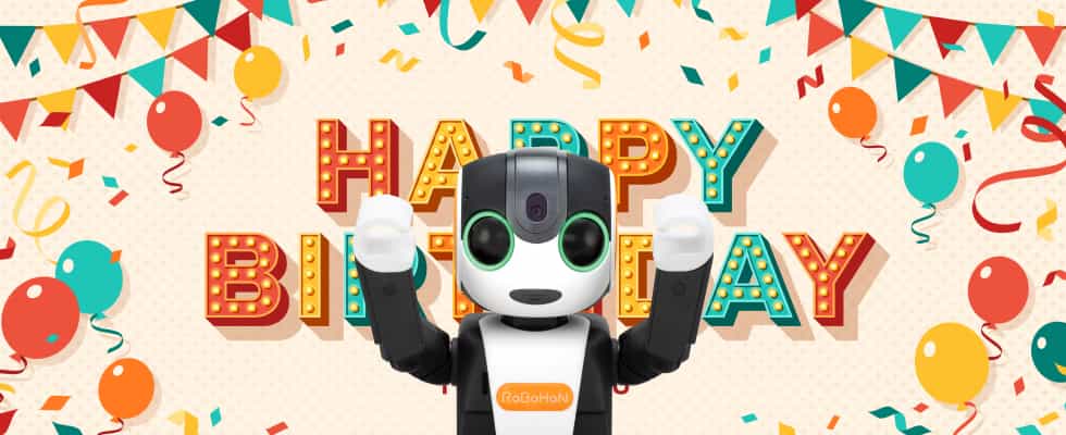 ロボホン　お誕生日